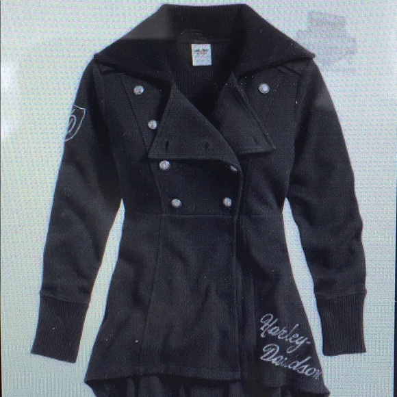 harley davidson pea coat
